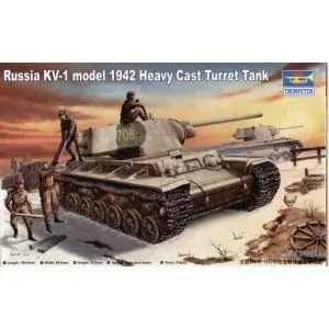 TRUMPETER 1 35 Russia KV-1 model 1942 Heavy Cast Turret Must-Have
