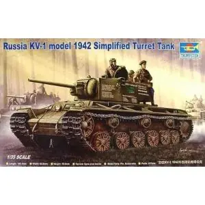 Ordina Subito TRUMPETER 1 35 Russia KV-1 model 1942 Simplified Turret Tank