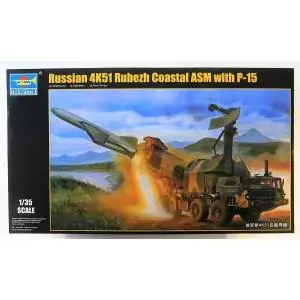TRUMPETER 1 35 Russian 4K51 Rubezh Coastal ASM with P-15 Soddisfatti O Rimborsati