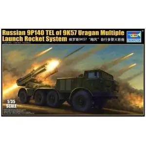 TRUMPETER 1 35 Russian Multiple Rocket Launcher BM-27 Uragan Spedito Oggi
