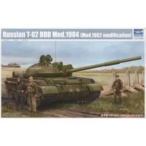Nuovo Arrivo TRUMPETER 1 35 Russian T-62 BDD Mod.1984 (Mod.1962 modification)