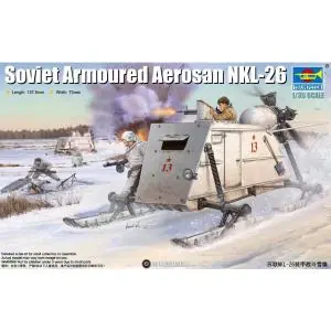 TRUMPETER 1 35 Soviet NKL-26 Armoured Aerosan Prezzo Conveniente