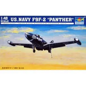TRUMPETER 1 48 Grumman F9F-2 "Panther" US.NAVY Solo Oggi