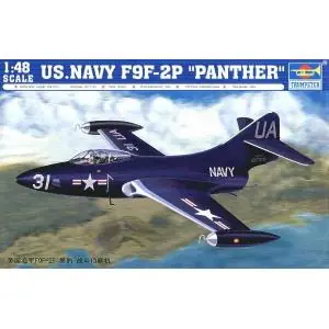 TRUMPETER 1 48 Grumman F9F-2P "Panther" US.NAVY Offerta Limitata