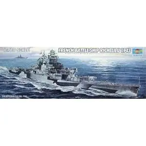 Prezzo Di Fabbrica TRUMPETER 1 700 FRENCH NAVY RICHELIEU 1943
