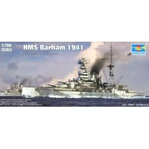 Esclusivo TRUMPETER 1 700 HMS Barham 1941