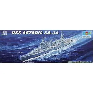 TRUMPETER 1 700 USS Astoria CA-34 1942 Nuova Collezione