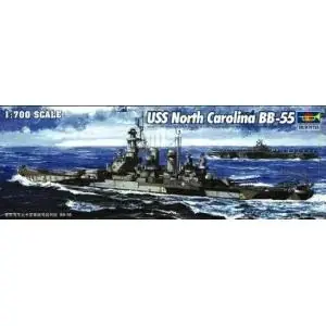TRUMPETER 1 700 USS North Carolina BB-55 Prezzo Conveniente
