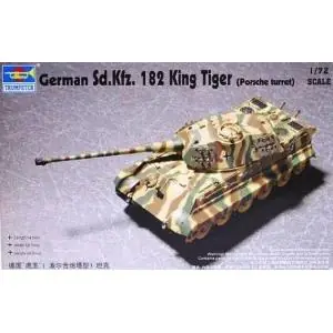 Spedizione Espresso TRUMPETER 1 72 German Sd.Kfz. 182 King Tiger (Porsche turret)