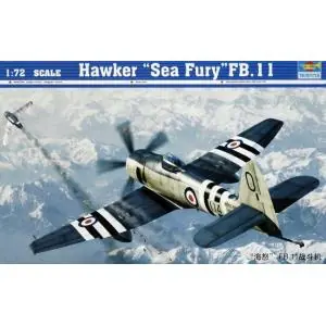 Spedizione Espresso TRUMPETER 1 72 Hawker "Sea Fury" FB. II