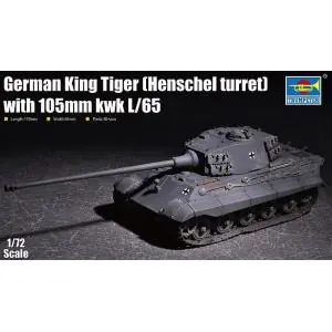 TRUMPETER 1 72 King Tiger (Henschel turret) with 105mm kwk L/65 Nuova Collezione