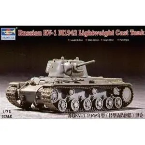 Compra Online TRUMPETER 1 72 KV-1 M1942 Lightweight Cast tank