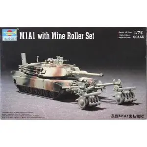 Offerta Lampo TRUMPETER 1 72 M1A1 with Mine Roller Set