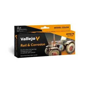 Vallejo 8 colors 18 ml set Rust & Corrossion by Chema Cabrero Non Perdere