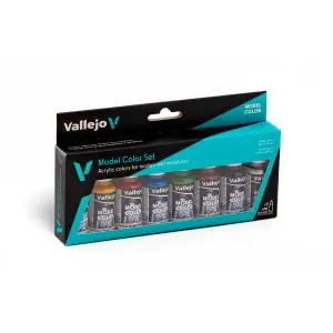 Vallejo 8 colors 18 ml set Wargames Basics Saldi