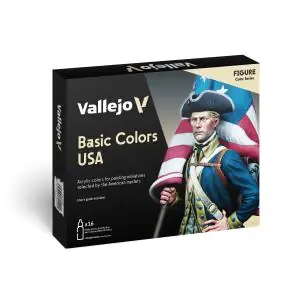 Ultimissimo Modello Vallejo Model Color 16 colors set Basic Colors USA 18 ml