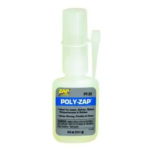 ZAP CYANOACRYLATE 1/2 oz. (14.3 gram) Poly-Zap CA Spedito Oggi