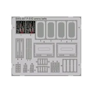 Zoukei-mura Photo-Etched Gunbay Set for P-51D Mustang Nuovo Arrivo