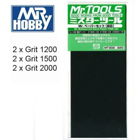 Mr. Waterproof Sand Paper FINE Set Compra Online