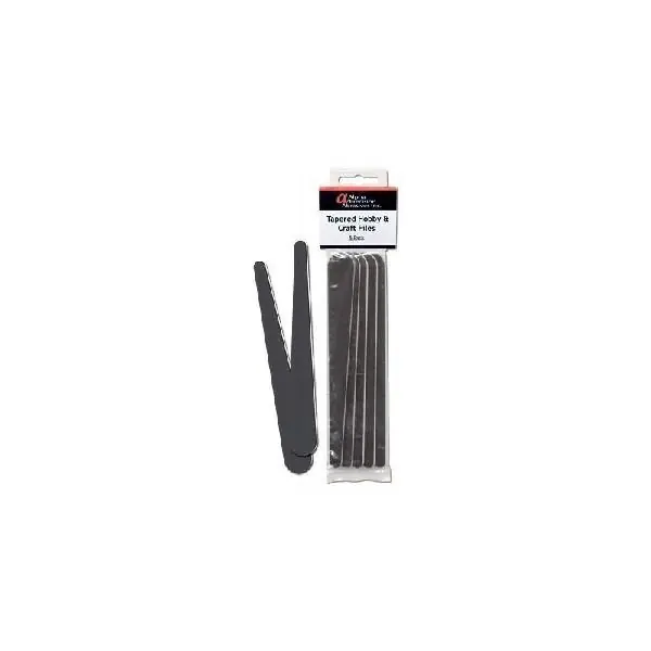 Nuova Collezione DETAIL TAPERED FILE, 5 PACK, ASSORTED