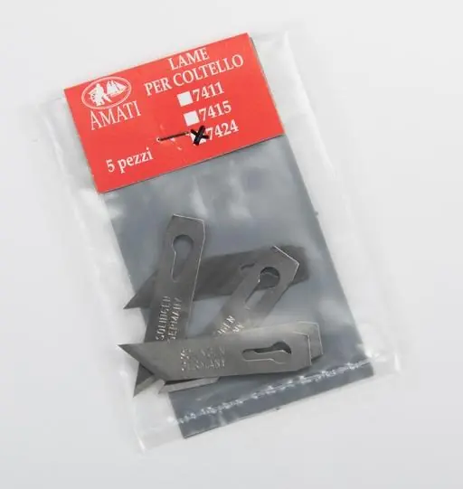 Knife blades n° 24 5pz Economico