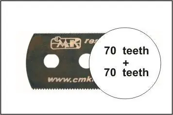 Lame da taglio di precisione seghettate per taglierino-ultra lisce CMK/JLC (1x) Nuova Collezione