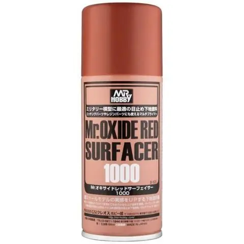 MR. OXIDE RED SURFACER 1000 - - PRIMER FINE COLORE ROSSO OSSIDO Consegna Rapida