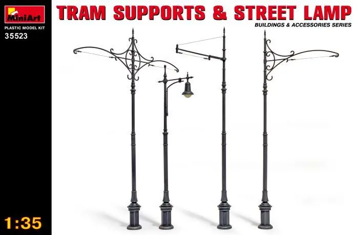 Occasione Imperdibile TRAM SUPPORTS & STREET LAMP