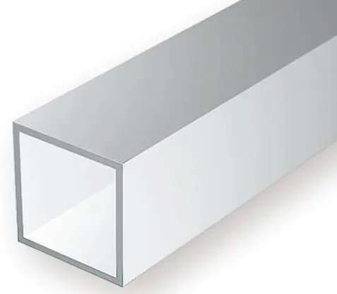 Prezzo Conveniente EVERGREEN 256 OPAQUE WHITE POLYSTYRENE SQUARE TUBING