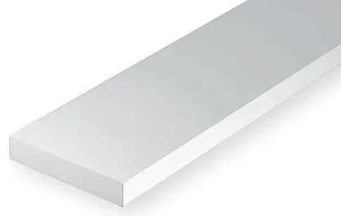 EVERGREEN 120 OPAQUE WHITE POLYSTYRENE STRIP Più Venduto