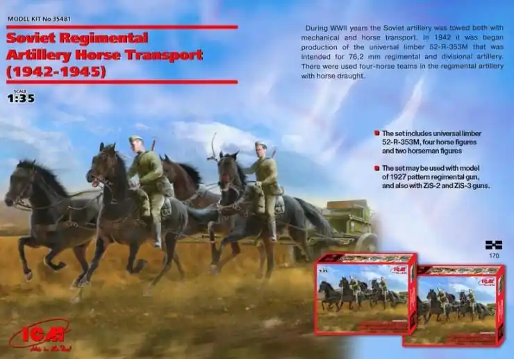 Soviet Regimental Artillery Horse Transport Vendita Finale