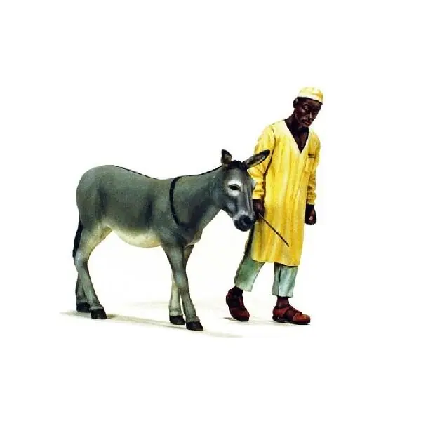 Nuova Collezione UOMO AFRICANO CON ASINO