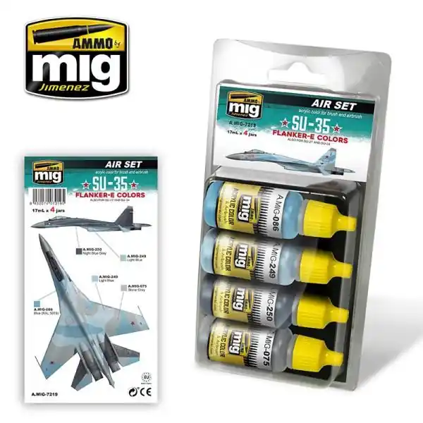 Spedito Oggi SU-35 FLANKER-E COLORS