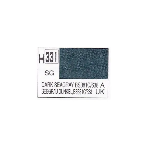 Dark Seagray BS381C/638 10ml Professionale