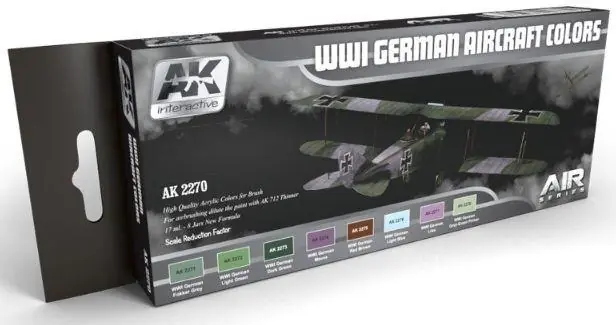 WWI GERMAN AIRCRAFT COLORS Set Offerta Limitata