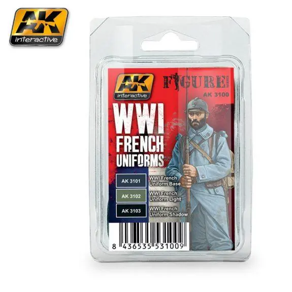 Soddisfatti O Rimborsati WWI French Uniforms Colors Set
