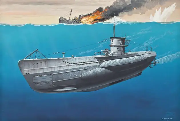 REVELL 05093 GERMAN SUBMARINE TYPE VII Popolare