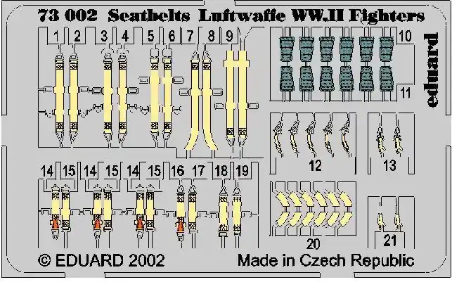 CINTURE DI SICUREZZA PER CACCIA DELLA LUWTFWAFFE WWII A Buon Prezzo