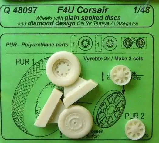 F4U CORSAIR WHEELS (PLAIN Compra Oggi Stesso