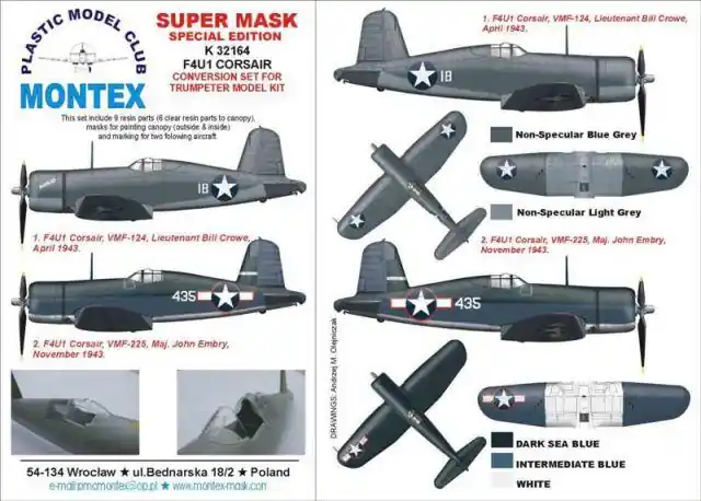 Offerta F4UI CORSAIR CONVERSION SET FOR TRUMPETER MODEL KIT