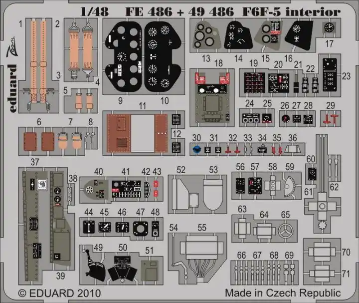 Popolare F6F-5 INTERIOR S.A. (HOBBYB)