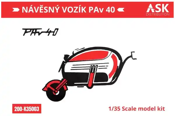 Professionale PAv 40 Rimorchio 1/35 - ART SCALE K35003
