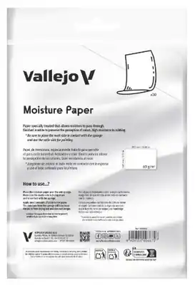 Fogli di carta umida - VALLEJO B90003 Più Venduto