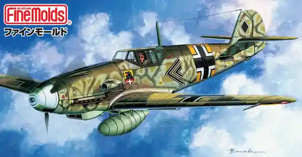 Novità Messerschmitt Bf 109 F-2 - 1/72 - FINE MOLDS LW01