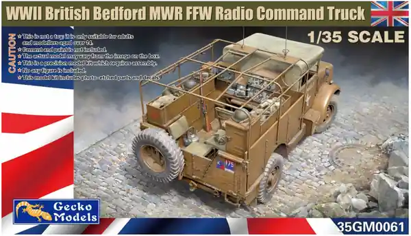 Bedford MWR FFW britannico WWII 1/35 - GECKO MODELS 35GM0061 Affare