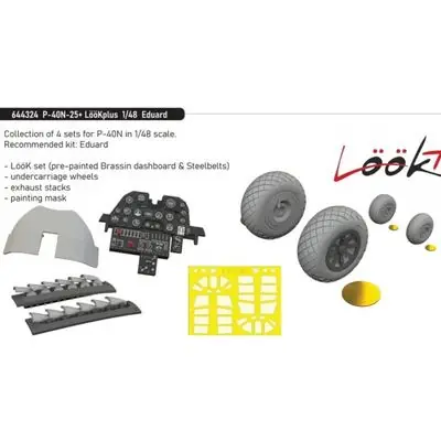 Subito Disponibile P-40N Lookplus 1/48 - EDUARD 644324