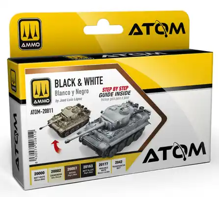 Compra Adesso Set di tecniche in bianco e nero - ATOM-20811