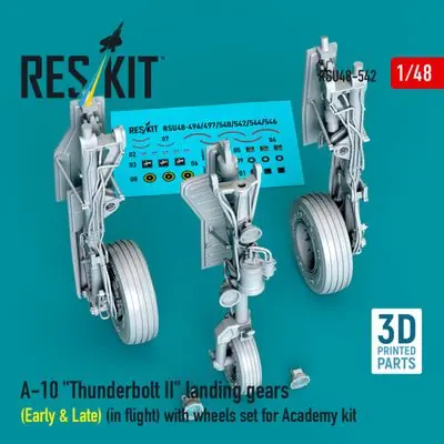 Prezzo Basso A-10 Thunderbolt II Carrello di atterraggio 1/48 - RESKIT RSU48-0542