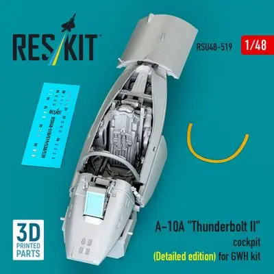 A-10A Cabina di pilotaggio 1/48 - RESKIT RSU48-0519 Compra Oggi Stesso