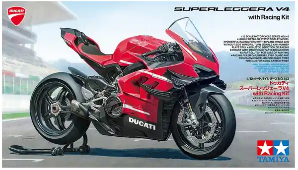 Ducati Superleggera V4 Kit Racing 1/12 - TAMIYA 14143 Ordina Subito